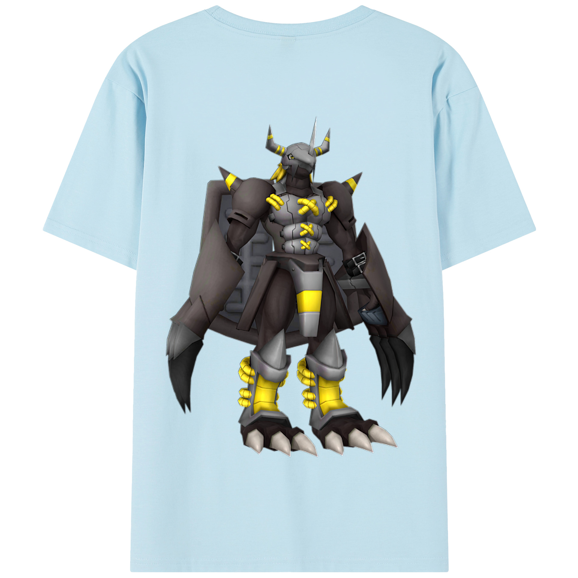 （画像用） Digimon デジタルモンスター/デジモン 綿100％半袖Tシャツ（背面プリント）
